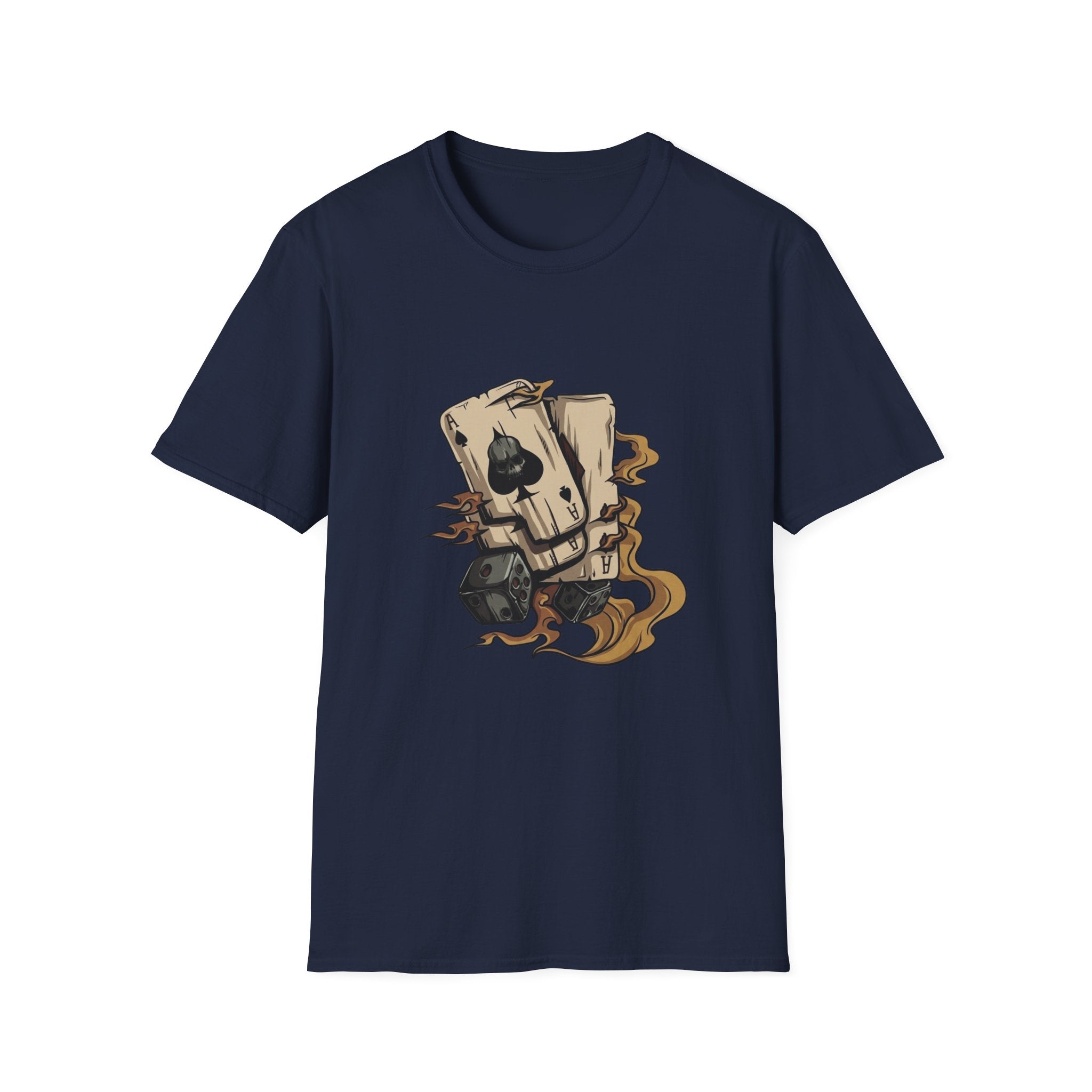 Skull Token T-Shirt — Haunted D20 Dice RPG Gamer Tee