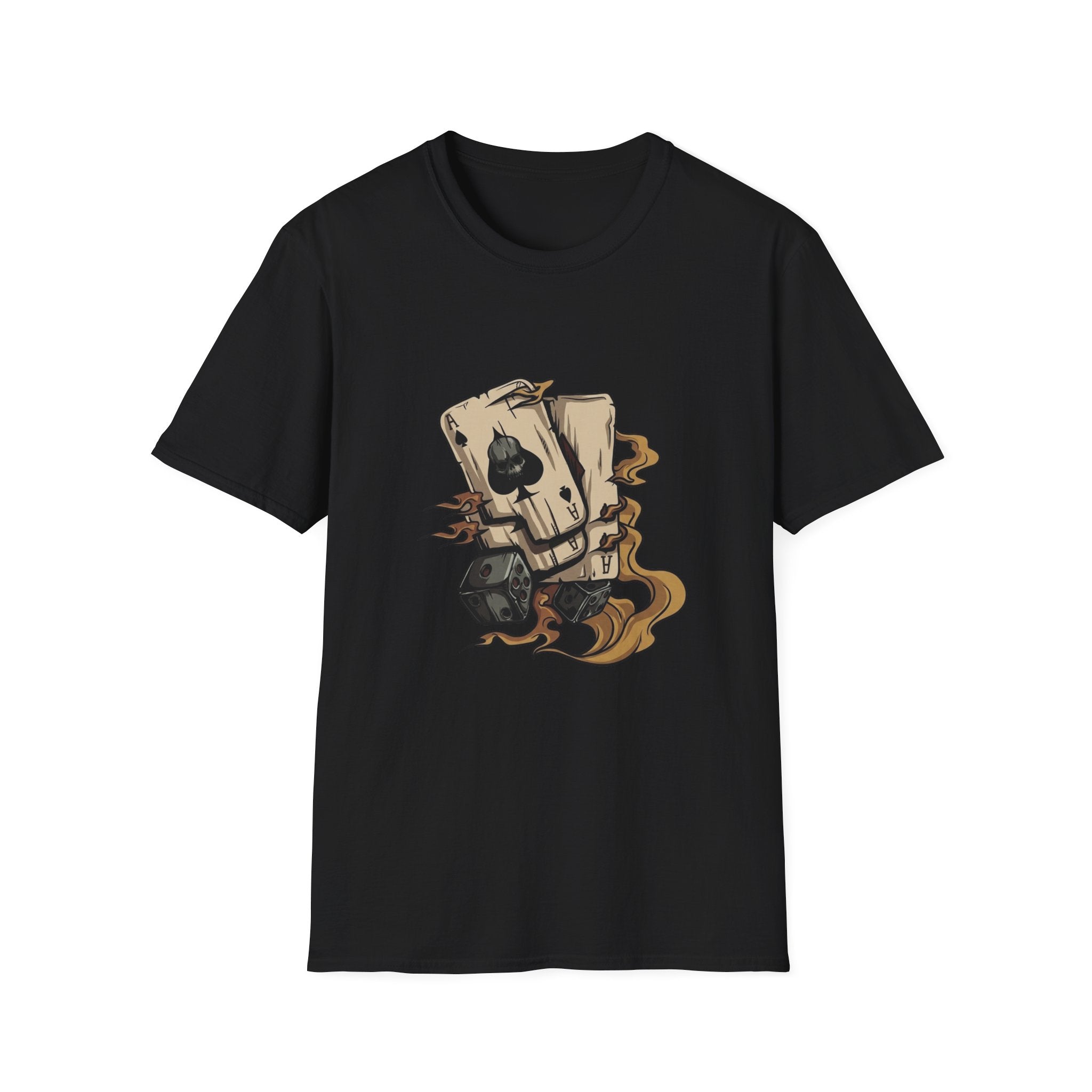 Skull Token T-Shirt — Haunted D20 Dice RPG Gamer Tee