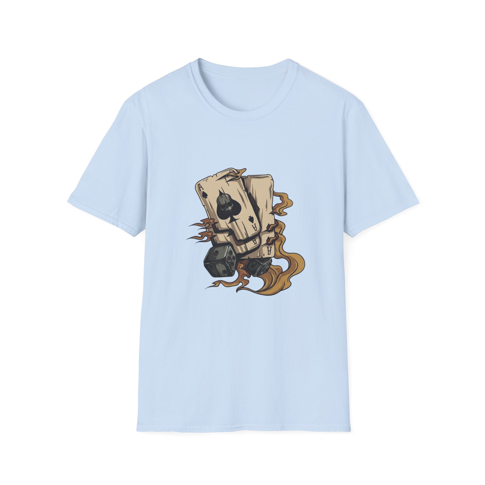 Skull Token T-Shirt — Haunted D20 Dice RPG Gamer Tee
