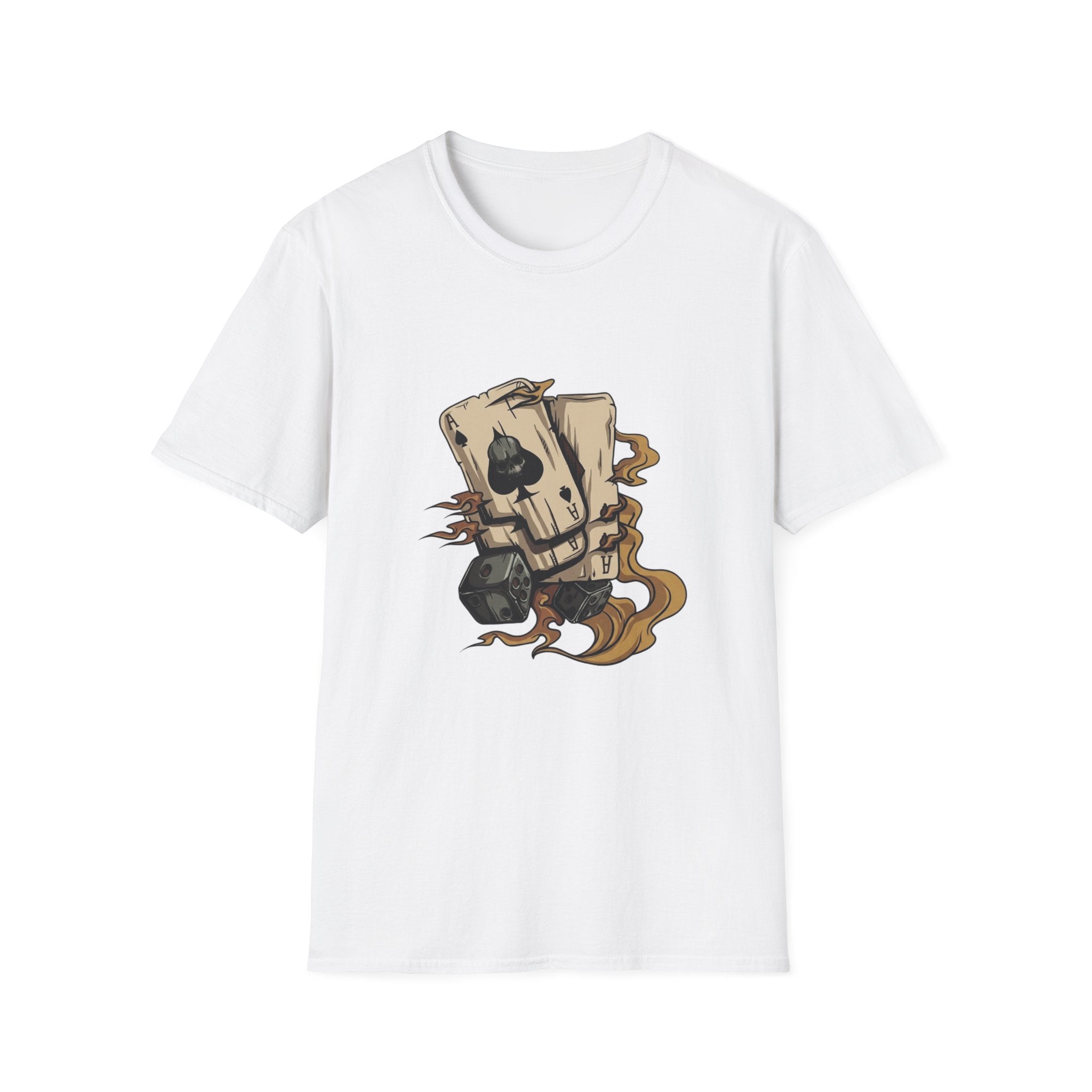 Skull Token T-Shirt — Haunted D20 Dice RPG Gamer Tee